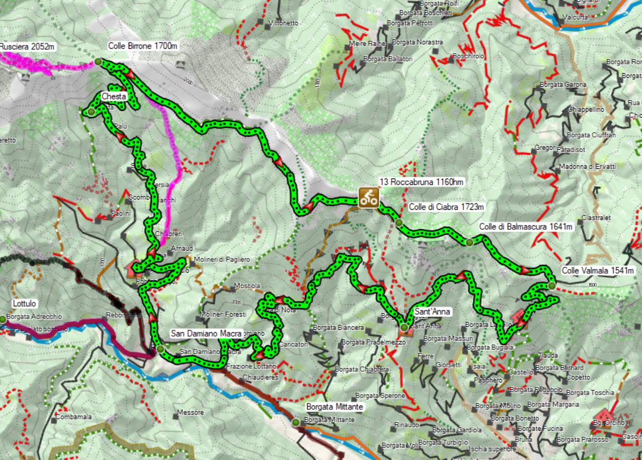 13 Roccabruna 1160hm, 43km