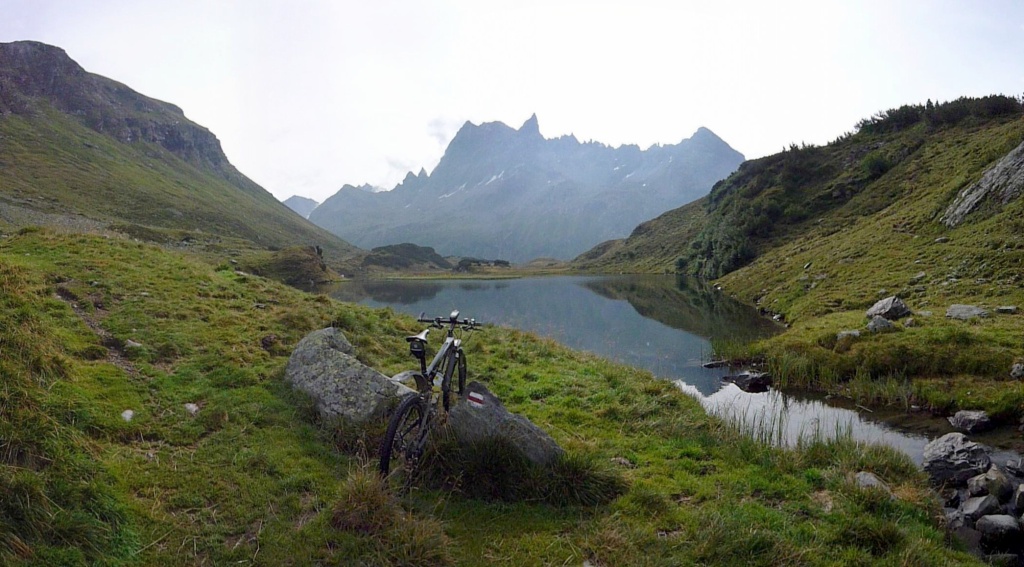 Auf dem Weg zur Heilbronner Hütte 