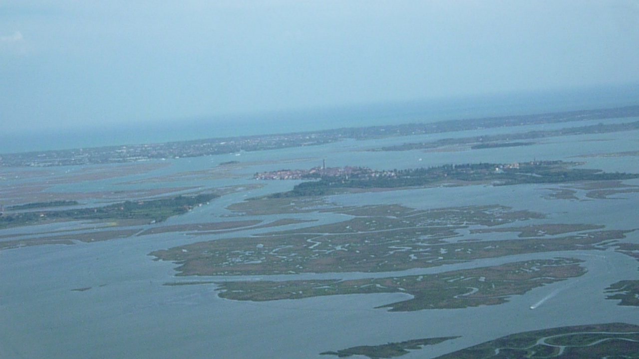 Blick vom Flugzeug